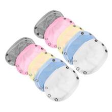 10 Pack Body Extensions with Snaps for Toddlers, Soft Cotton Material, Easy to Clean, Daily Use Overall Extenders