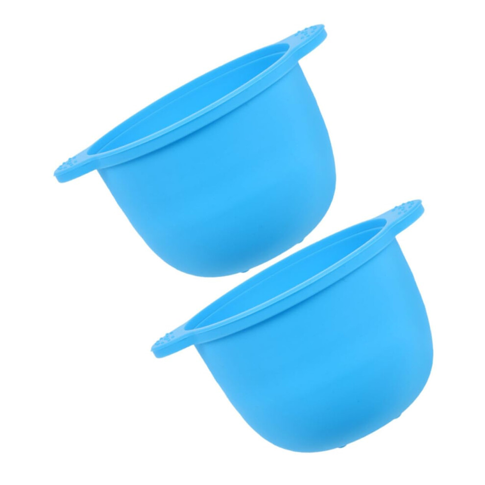 Silicone Mask Bowl 300ml Reusable Wax Melt Cup Inserts for Wax Warmers Compatible with Wax Machines