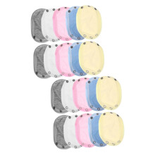 Hoodie Extensions for Baby 2 Sets Neutral Cotton Clothing Accessories Pram Undershirt Ammer Basket Cloths Newborn Sunglasses 10 Pieces