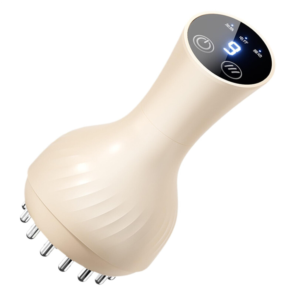 Massage Devices Electric Handheld Brush Muscle Reliever with Vibration for Back, Belly, and Legs 18x21x11cm