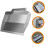 Plaster Tool - High-Quality Mortar Scratching Spatula for Interior Wall Finishing, Durable Professional DIY Tool 2