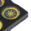 6 Stück Strahlenschutz-Aufkleber, Negative Ionen, ABS, Gold 9