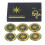 6 Stück Strahlenschutz-Aufkleber, Negative Ionen, ABS, Gold 2