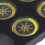 6 Stück Strahlenschutz-Aufkleber, Negative Ionen, ABS, Gold 4