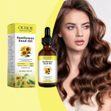 (3pcs) Sunflower oil Hair care essential oil, moisturize frizzy hair, nourish scalp, sunflower oil hair care essential oil, make your hair healthier