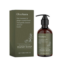 (3Pcs) Rosemary & Ginger Hand Soap, Moisturizing Liquid Hand Soap with Rosemary Ginger Scent, for Soft and Clean Hands, Parabens & Silicone Free