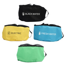 Multifunctional RV Hose Storage Bag 4-Layer Black Oxford 600D