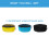 Multifunctional RV Hose Storage Bag 4-Layer Black Oxford 600D 4