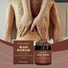 (3pcs) Body Scrub For Men, Exfoliating Body Scrub with Coffee Seed Extract, Skin Smoothing Exfoliating Scrub, Body Scrub Exfoliator