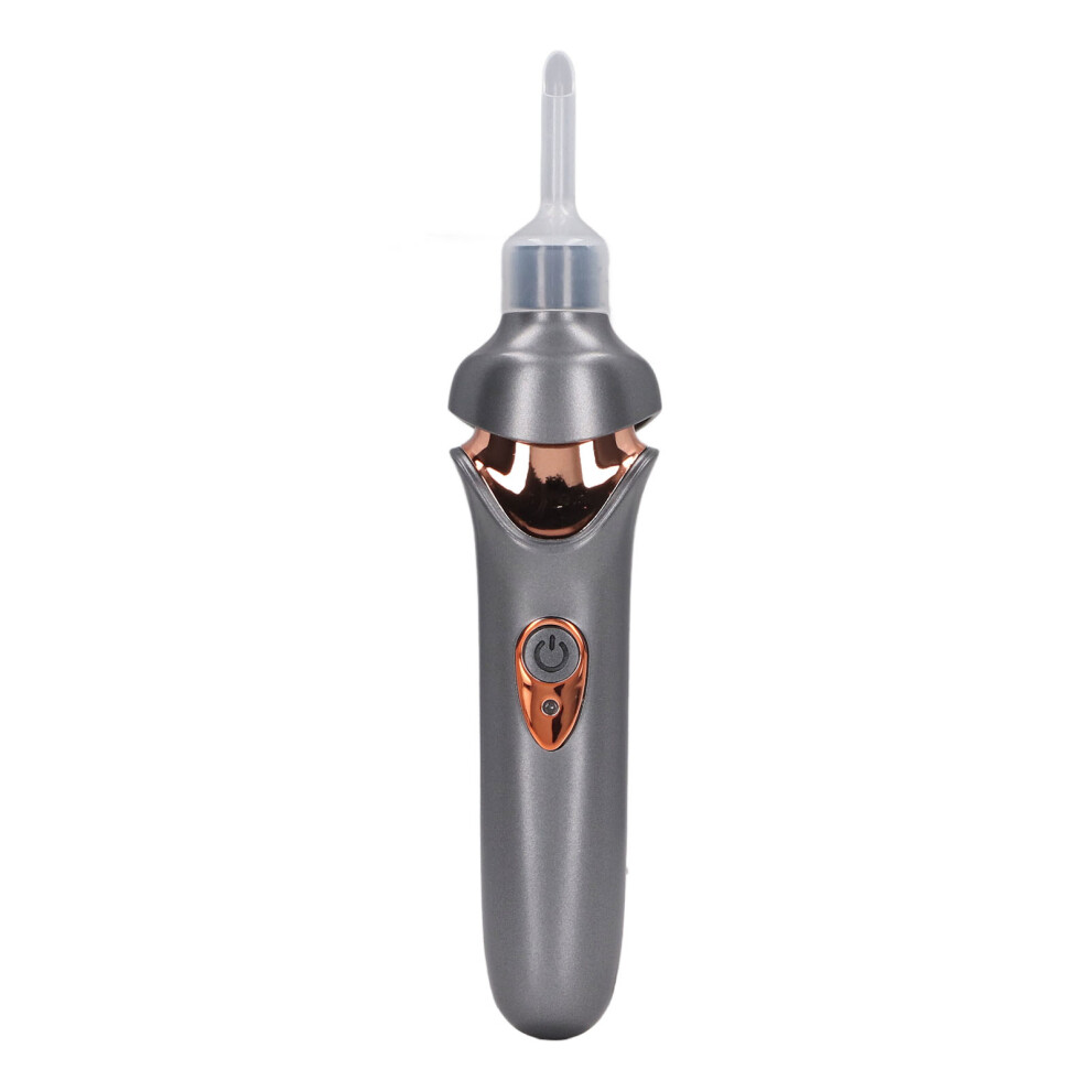 Black Led Ear Vacuum Cleaner Usb Rechargeable Soft Tip Wax Remover