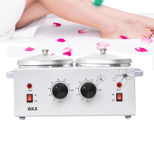 Commercial Wax Therapy Machine with Double Oven 500ml x 2 for Hair Removal Quiet Operation Intelligent Temperature Control