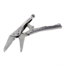 Long Jaw Locking Pliers 300mm for Wood and Metal Work, Robust Steel Clamping Pliers with Rubber Grip
