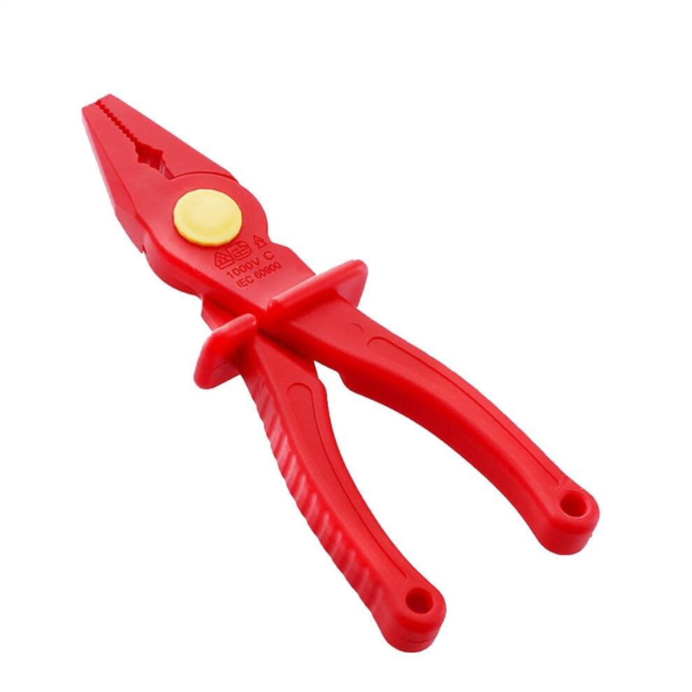 Electro Needle Nose Pliers For Electricians, Insulated 1000V, Antimagnetic, Long Nose Multi-Purpose Tool For Heavy Duty 6493810590092