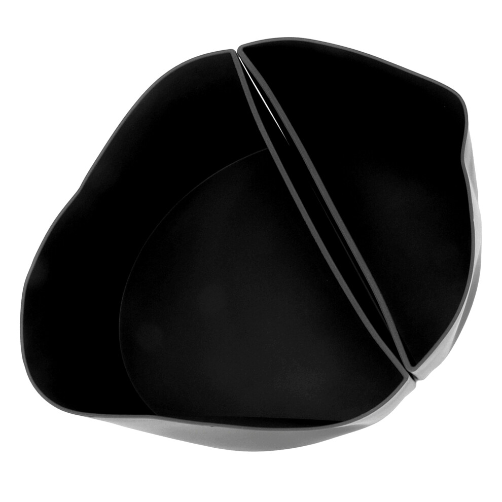 6QT Silicone Slow Cooker Liner Reusable Leakproof Divider Kitchen Accessory Black
