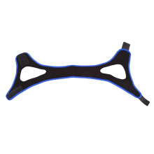 Jaw Strap Against Snoring - Breathable Anti-Snoring Chin Support Belt, Comfortable Adjustable Headband in Dark Blue