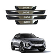 For Peugeot 2008 GT Car Door Sill Protector Trim Accessories 2017-2024