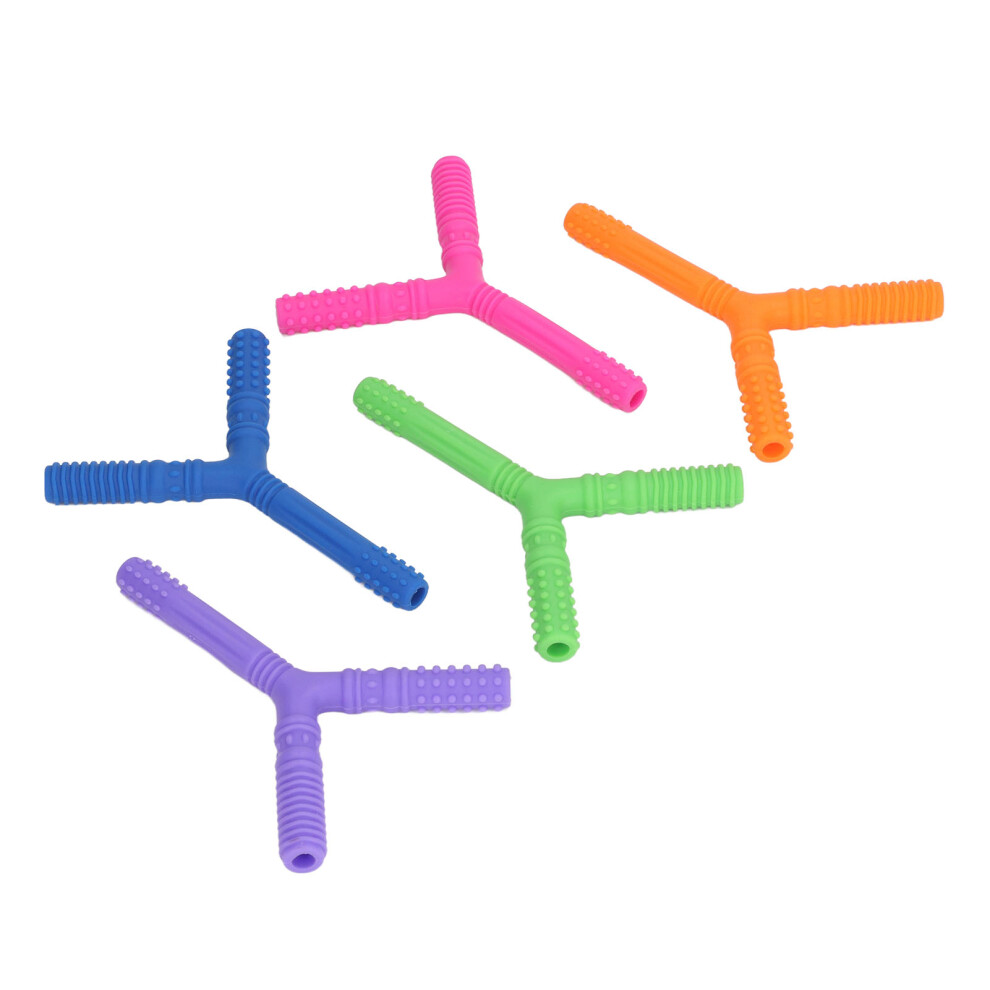 Calming Silicone Teething Sticks - 5PCS Style 4 for Anxiety & Stress Relief