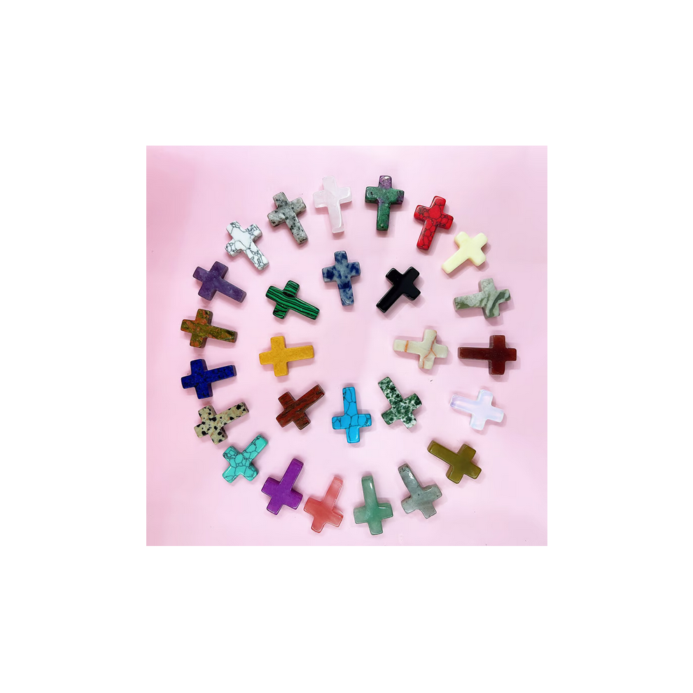 (Multicolor) Easter Natural Crystal  Decoration 20pcs-image-OPC-PJHMX8Q-NEW