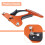Bicycle Spoke Diagnostic Tool for Optimal Wheel Performance, Orange Color, Durable Design, Easy to Use 4