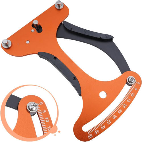 Bicycle Spoke Diagnostic Tool for Optimal Wheel Performance, Orange Color, Durable Design, Easy to Use 2