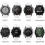 (Black) for Garmin Forerunner945/935 silicone watch strap 2