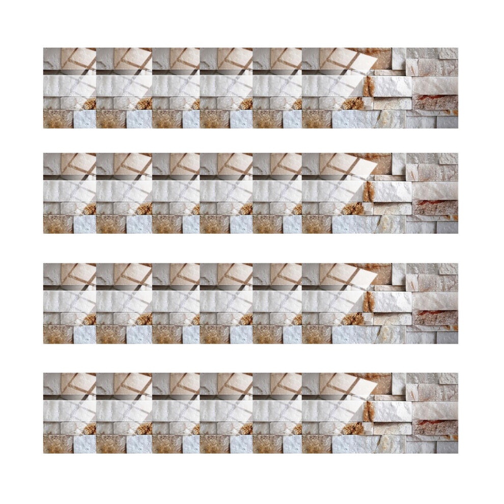 (Multicolor) Ceramic Paste Wall Paste Brick Grain Crystal Film Ceramic Tile Paste Sticker 321672236079