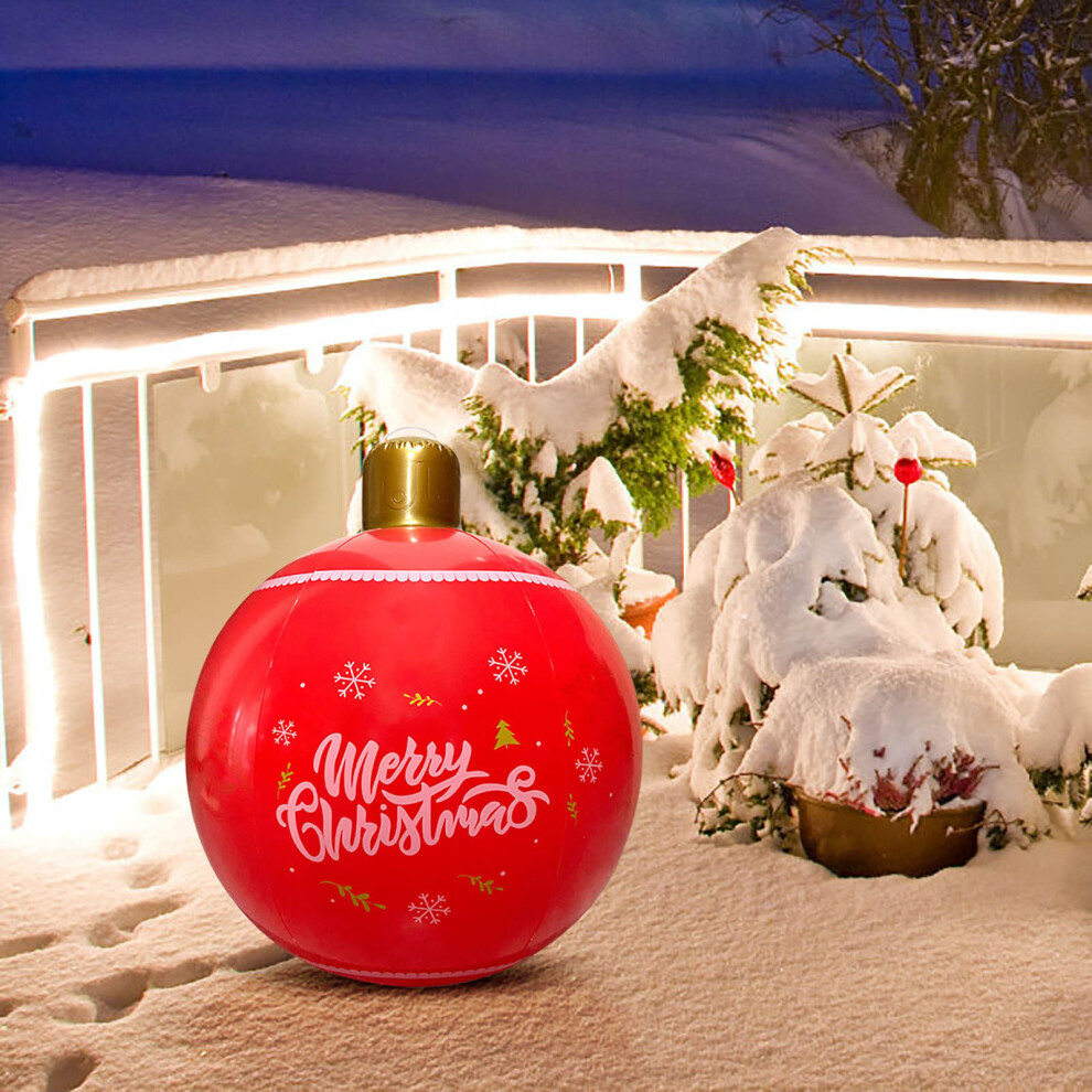 (Red) Inflatable Christmas Decoration Festive  Outdoor Courtyard Pendant Printed PVC Toy-image-OPC-PJHNH78-NEW