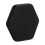 10pcs Black Silicone Tennis Racket Vibration Dampeners, 25mm 8