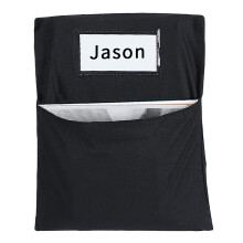 Chairback Buddy Bags - Durable Seat Storage Bags with Name Tags for School Supplies, Classroom, Preschool, Daycare Use