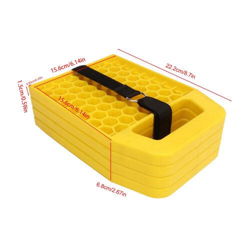Durable 4PCS RV Jack Pads - Prevent Cracks and Sinking on Any Surface 1