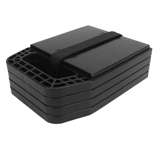 Durable 4PCS 5.6in RV Jack Pads Nonslip Weatherproof with Storage 2