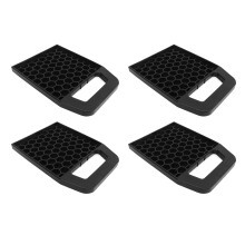 Durable 4PCS 5.6in RV Jack Pads Nonslip Weatherproof with Storage