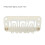 DIY Hair Extensions with 100pcs U-Shape Beige Wig Snap Comb Clips 2