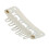 DIY Hair Extensions with 100pcs U-Shape Beige Wig Snap Comb Clips 12