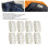 DIY Hair Extensions with 100pcs U-Shape Beige Wig Snap Comb Clips 4
