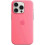 (Pink)For Apple iPhone 15 Pro Silicone Case with MagSafe 2