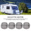 High Strength Caravan Jack Pads - 4PCS Heavy Duty Lifting Solution 6
