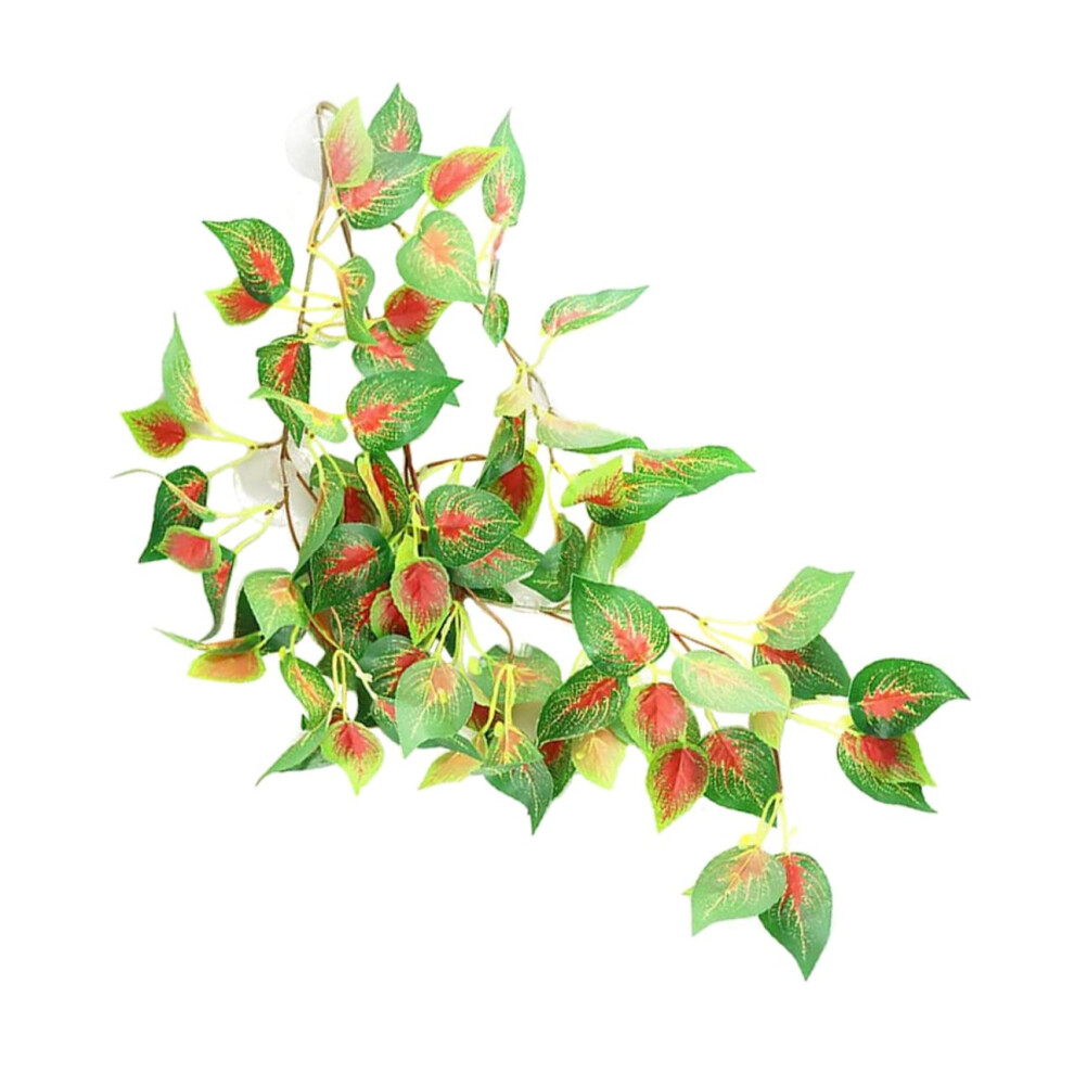 Artificial Plants for Reptile Terrarium Decoration - Safe Durable Landscape Accessories for Reptile Cages and Aquariums