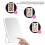 USB Rechargeable Dimmable Makeup Mirror with Lights White 45 Tilt 7