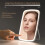 USB Rechargeable Dimmable Makeup Mirror with Lights White 45 Tilt 3