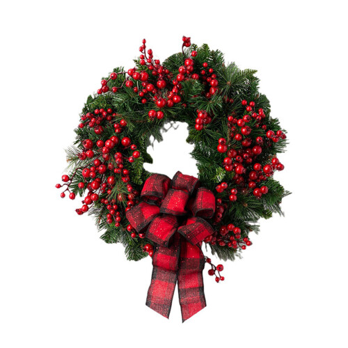 Eco-friendly Elegant Christmas Wreaths For Front Door Low Maintenance