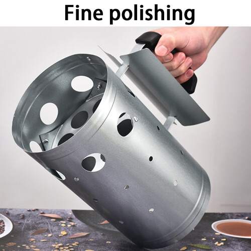 Heavy Duty BBQ Chimney Starter Quick For Outdoor Cooking Soft 2