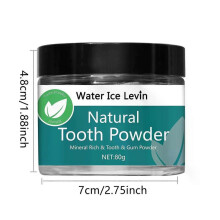 (1pc) Natural Tooth PowderRemineralizing Teeth Whitening PowderToothpaste PowerBreath FreshenerRefreshing Mint Flavor