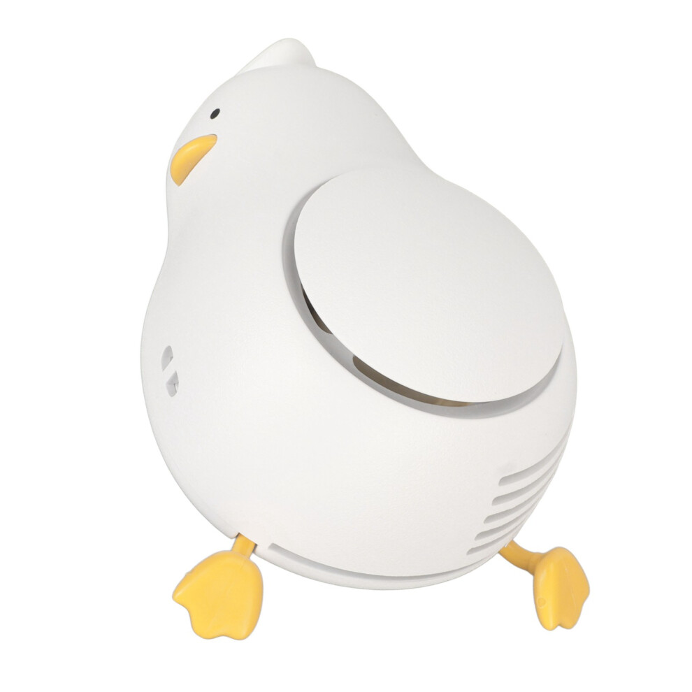 Rechargeable White Duck-Shaped Necklace Fan 3 Levels, 800mAh-image-OPC-PJHNQHP-NEW