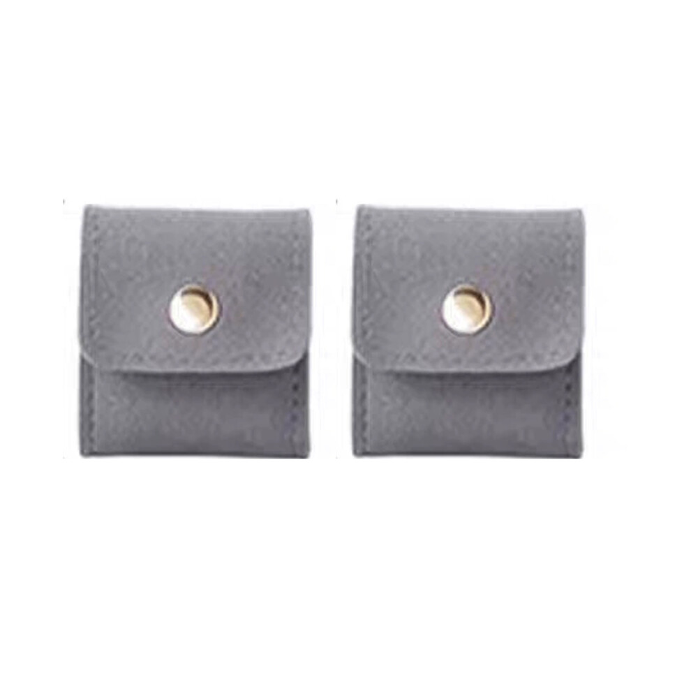 (gray, 46x5cm) 2x Jewelry Travel Case Compact Jewelry Bags For Keeping Accessories-image-OPC-PJHNTG7-NEW