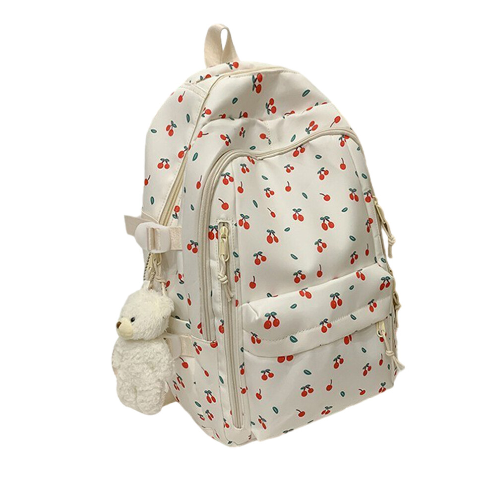 (type5) Girls Cherry Backpack Fashionable Cherry Pattern School Bag Backpack-image-OPC-PJHNTK9-NEW