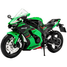ZX-10R Motorcycle Model Toy 1/12 Scale Alloy Green Decoration for Men Boys Desk Display Gift
