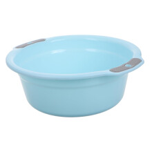 Plastic Washbasin for Bathroom, Deep Sky Blue Cleaning Bowl, Multi-Purpose Plastic Sink, Bed Hair Basin Bucket