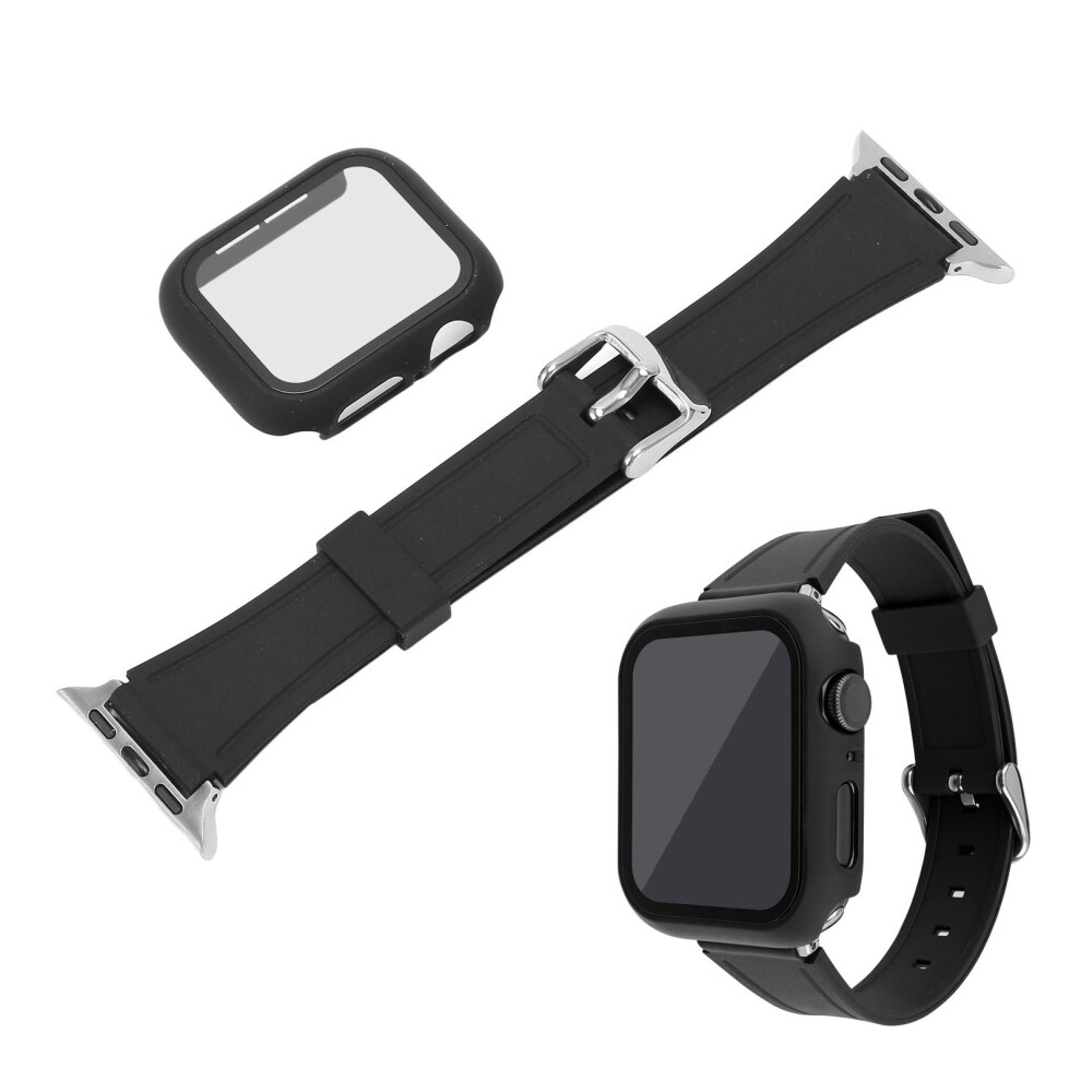 40Mm Tpu Pc Watch Strap Protective Case For Iwatch Black 5041338934945