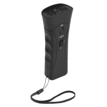 Ultrasonic Dog Trainer with LED Light, Ergonomic Handle, Portable Training Tool for Home and Outdoor Use